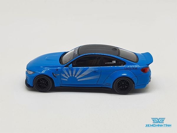 Xe Mô Hình LB*WORKS BMW M4 BaBy Blue LHD 1:64 Mini GT ( Xanh Biển)