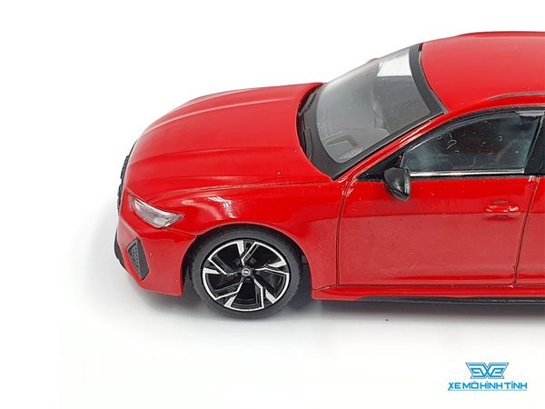 Xe Mô Hình Audi RS 6 Avant Carbon Black Tango Red LHD 1:64 Mini GT ( Đỏ )