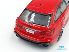 Xe Mô Hình Audi RS 6 Avant Carbon Black Tango Red LHD 1:64 Mini GT ( Đỏ )