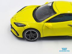 Xe Mô Hình Chevrolet Corvertte Stingray 2020 Accelerate Yellow Metallic LHD 1:64 Mini GT ( Vàng )