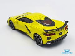 Xe Mô Hình Chevrolet Corvertte Stingray 2020 Accelerate Yellow Metallic LHD 1:64 Mini GT ( Vàng )