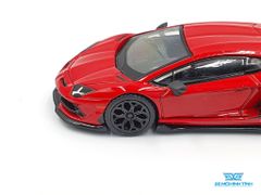Xe Mô Hình Lamborghini Aventador SVJ - Rosso Mars LHD 1:64 Mini GT (Đỏ)