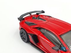 Xe Mô Hình Lamborghini Aventador SVJ - Rosso Mars LHD 1:64 Mini GT (Đỏ)