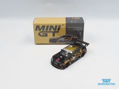 Xe Mô Hình Bentley Continental GT3 #110 M-Sport Team Bentley 2019 Total 24 Hours of Spa RHD 1:64 Mini GT ( Đen Vàng )