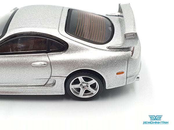 Xe Mô Hình Toyota TRD 3000GT Alpine LHD 1:64 MiniGT ( Bạc )