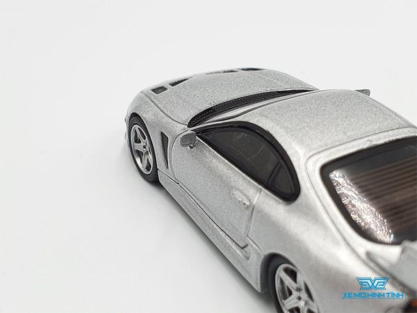 Xe Mô Hình Toyota TRD 3000GT Alpine LHD 1:64 MiniGT ( Bạc )