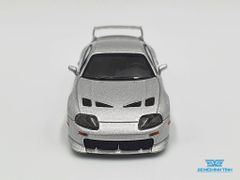 Xe Mô Hình Toyota TRD 3000GT Alpine LHD 1:64 MiniGT ( Bạc )