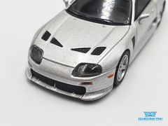 Xe Mô Hình Toyota TRD 3000GT Alpine LHD 1:64 MiniGT ( Bạc )