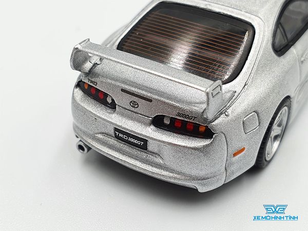 Xe Mô Hình Toyota TRD 3000GT Alpine LHD 1:64 MiniGT ( Bạc )