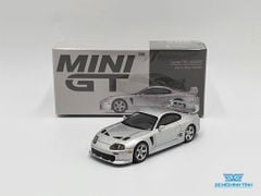 Xe Mô Hình Toyota TRD 3000GT Alpine LHD 1:64 MiniGT ( Bạc )