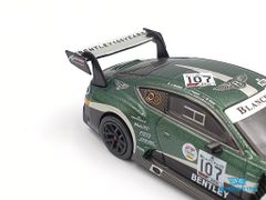 Xe Mô Hình Bentley Continental GT3 #107 M-Sport Team Bentley 2019 Total 24 Hours of Spa RHD 1:64 Mini GT ( Xanh Rêu )