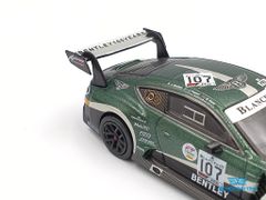 Xe Mô Hình Bentley Continental GT3 #107 M-Sport Team Bentley 2019 Total 24 Hours of Spa RHD 1:64 Mini GT ( Xanh Rêu )