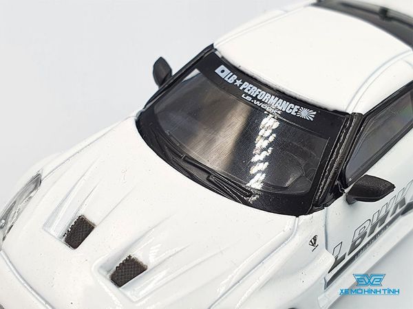 Xe Mô Hình LB-Silhouette WORKS GT Nissan 35GT-RR Ver.1 White LBWK LHD 1:64 Mini GT ( Trắng )