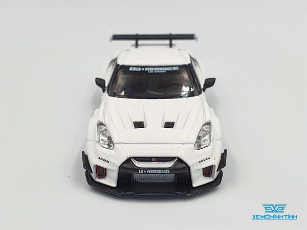 Xe Mô Hình LB-Silhouette WORKS GT Nissan 35GT-RR Ver.1 White LBWK LHD 1:64 Mini GT ( Trắng )