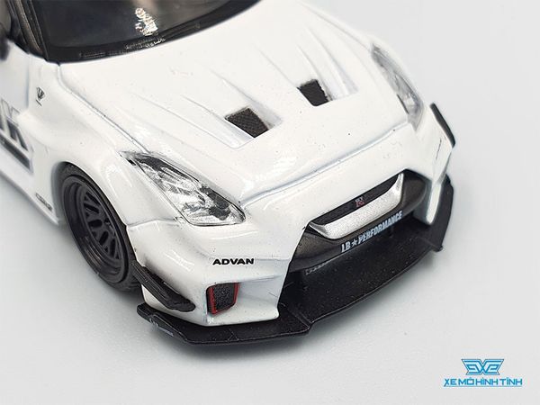 Xe Mô Hình LB-Silhouette WORKS GT Nissan 35GT-RR Ver.1 White LBWK LHD 1:64 Mini GT ( Trắng )