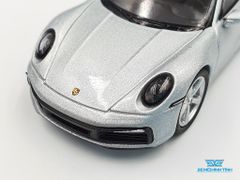 Xe Mô Hình Porsche 911 Carrera S GT Silver Metallic LHD 1:64 Mini GT ( Bạc )