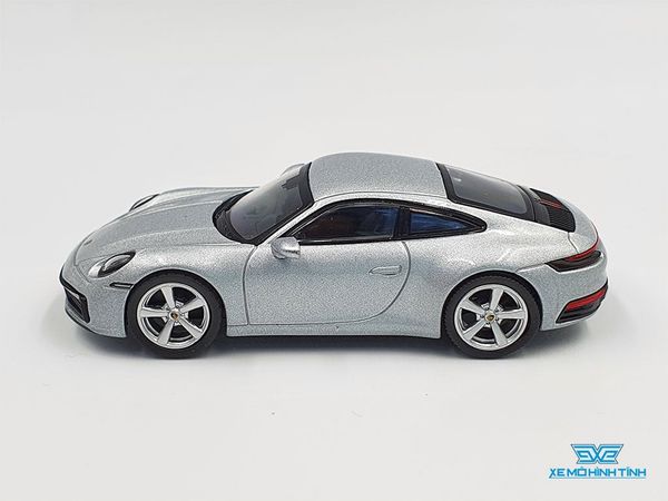 Xe Mô Hình Porsche 911 Carrera S GT Silver Metallic LHD 1:64 Mini GT ( Bạc )