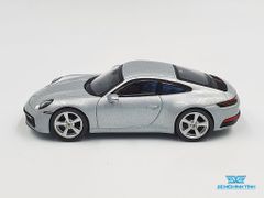 Xe Mô Hình Porsche 911 Carrera S GT Silver Metallic LHD 1:64 Mini GT ( Bạc )