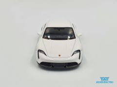 Xe Mô Hình Porsche Taycan Turbo S White LHD 1:64 MiniGT (Trắng)