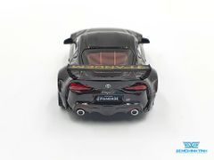 Xe Mô Hình Pandem Toyota GR Supra V1.0 Black LHD 1:64 Mini GT (Đen)