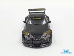 Xe Mô Hình Pandem Toyota GR Supra V1.0 Black LHD 1:64 Mini GT (Đen)