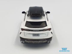 Xe Mô Hình Lamborghini Urus Bianco Monocerus Matt W/ Roof Box LHD 1:64 Mini GT ( Trắng Nhám )