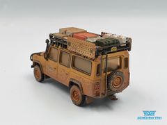 Xe Mô Hình Land Rover Defender 110 1989 Camel Trophy Winner Team UK RHD 1:64 MiniGT ( Vàng Bụi )