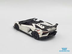 Xe Mô Hình Lamborghini Aventador SVJ Roadster 1:64 MiniGT ( Trắng )