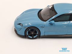 Xe Mô Hình Porsche Taycan Turbo S Frozen 1:64 MiniGT ( Xanh )