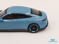 Xe Mô Hình Porsche Taycan Turbo S Frozen 1:64 MiniGT ( Xanh )