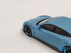 Xe Mô Hình Porsche Taycan Turbo S Frozen 1:64 MiniGT ( Xanh )