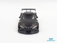 Xe Mô Hình HKS Toyota GR Supra Nocturnal RHD 1:64 Mini GT (Đen Mân Đỏ)