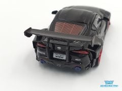 Xe Mô Hình HKS Toyota GR Supra Nocturnal RHD 1:64 Mini GT (Đen Mân Đỏ)