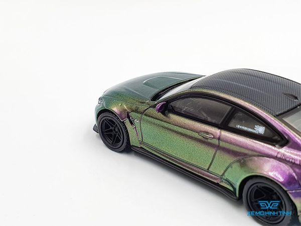 Xe Mô Hình LB*WORKS BMW M4 Purple Green Metallic LHD 1:64 MiniGT (Tím Biến Màu)