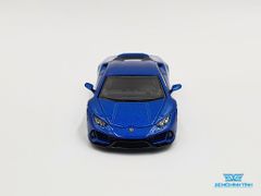 Xe Mô Hình Lamborghini Huracan EVO - Blu Eleos LHD 1:64 MiniGT (Xanh)