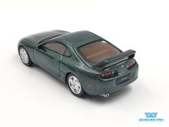 Xe Mô Hình Toyota Supra (JZA80) Dark Green Peart Metallic LHD 1:64 Mini GT (Dark Green)