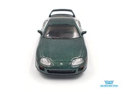 Xe Mô Hình Toyota Supra (JZA80) Dark Green Peart Metallic LHD 1:64 Mini GT (Dark Green)