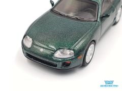 Xe Mô Hình Toyota Supra (JZA80) Dark Green Peart Metallic LHD 1:64 Mini GT (Dark Green)