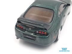 Xe Mô Hình Toyota Supra (JZA80) Dark Green Peart Metallic LHD 1:64 Mini GT (Dark Green)