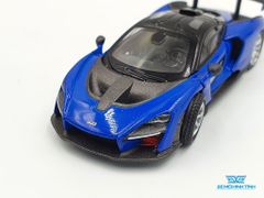 Xe Mô Hình McLaren Senna Antares Blue LHD 1:64 Mini GT (Xanh Đậm)