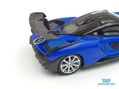 Xe Mô Hình McLaren Senna Antares Blue LHD 1:64 Mini GT (Xanh Đậm)