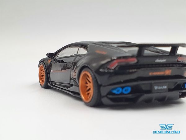 Xe Mô Hình Tĩnh LB*WORKS Lamborghini Huracan ver.1 - Black LHD 1:64 MiniGT (Đen)