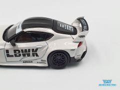 Xe Mô Hình LBWK Toyota GR Supra 1:64 MiniGT ( Trắng )