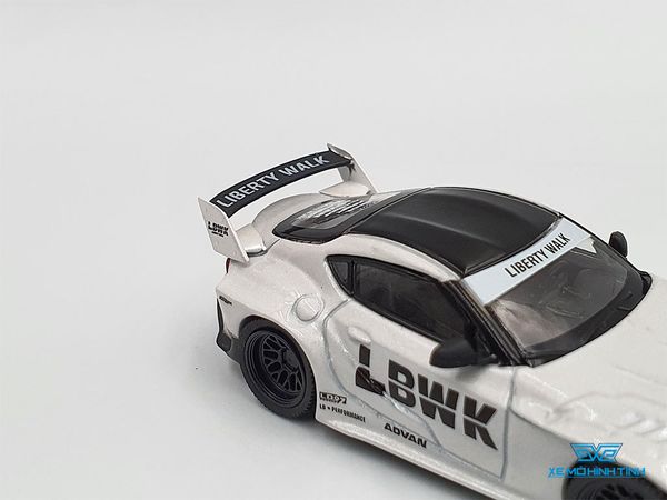 Xe Mô Hình LBWK Toyota GR Supra 1:64 MiniGT ( Trắng )