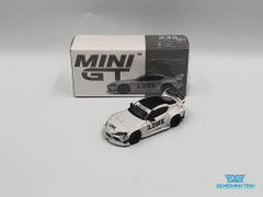 Xe Mô Hình LBWK Toyota GR Supra 1:64 MiniGT ( Trắng )