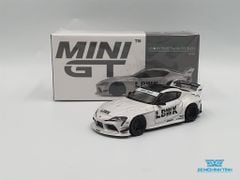 Xe Mô Hình LBWK Toyota GR Supra 1:64 MiniGT ( Trắng )