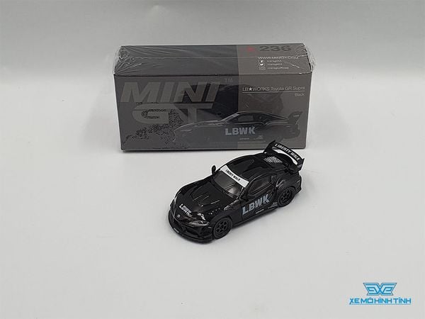 Xe Mô Hình LBWK Toyota GR Supra 1:64 MiniGT ( Đen )