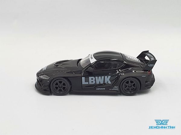 Xe Mô Hình LBWK Toyota GR Supra 1:64 MiniGT ( Đen )