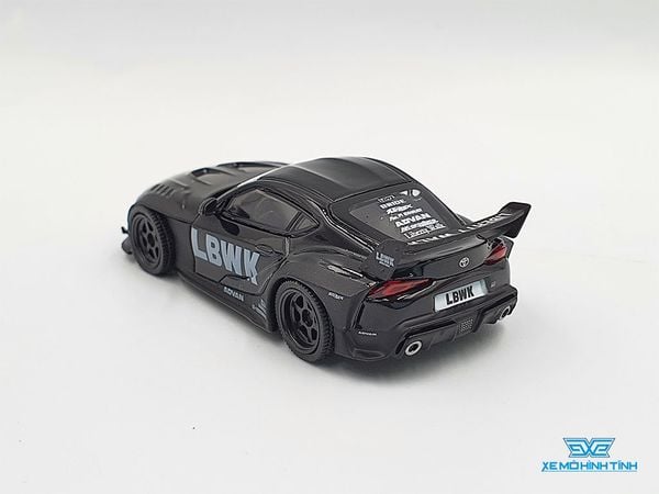 Xe Mô Hình LBWK Toyota GR Supra 1:64 MiniGT ( Đen )