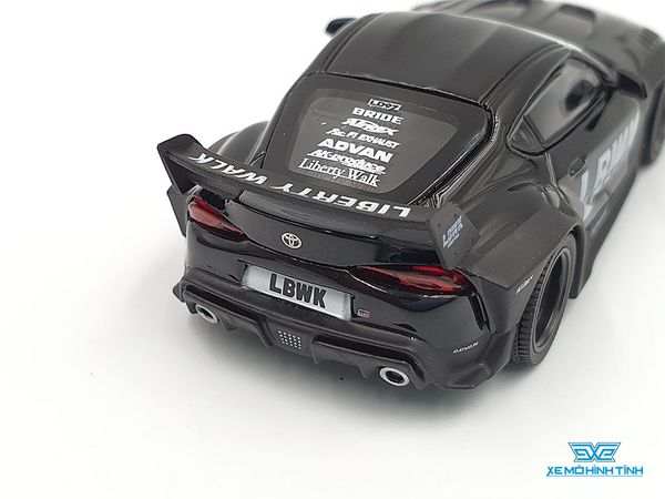 Xe Mô Hình LBWK Toyota GR Supra 1:64 MiniGT ( Đen )